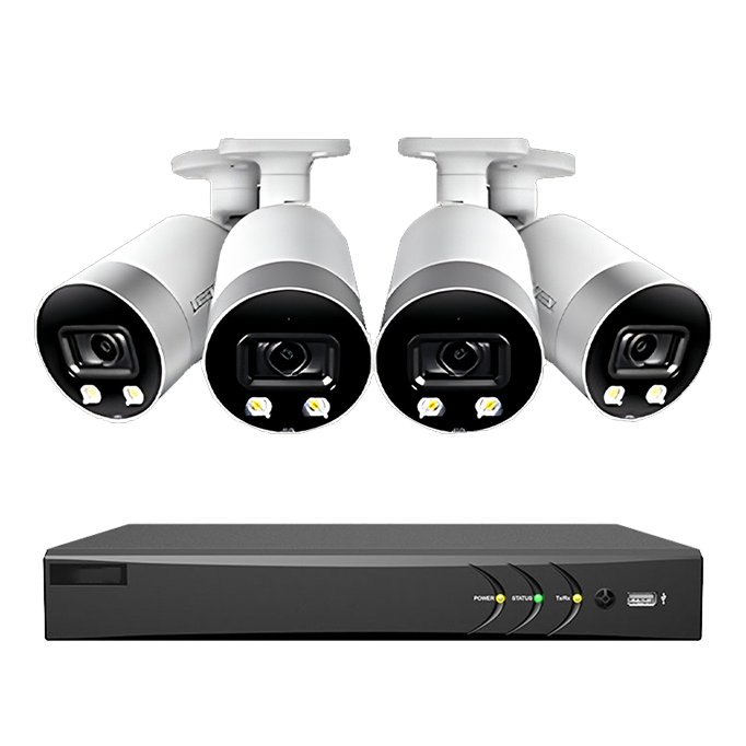 4 Security Cameras