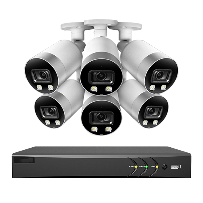 6 Security Cameras