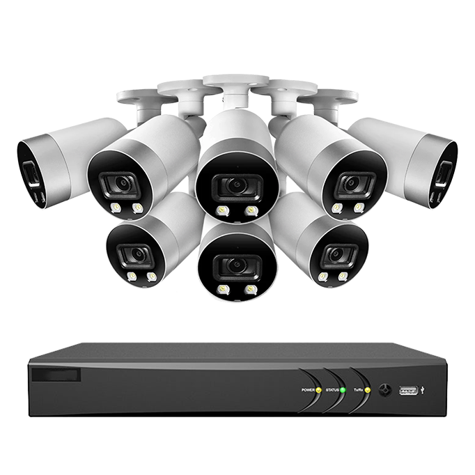 8 Security Cameras